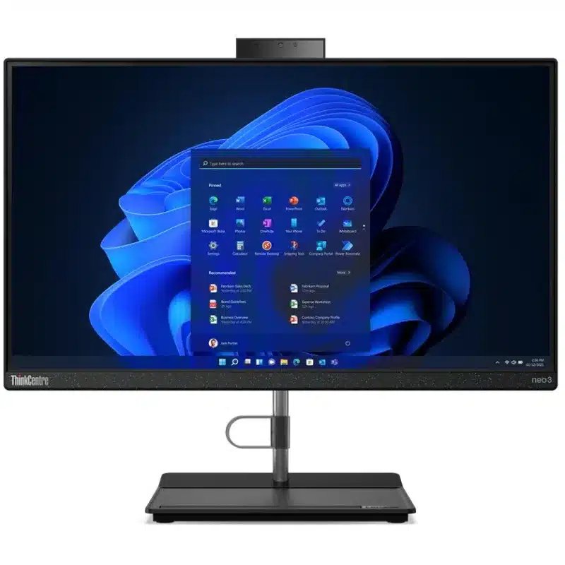 PC All in One Lenovo ThinkCentre Neo 30a 22 i5-1240P 4GB 256GB SSD 22” FHD Noir - Lenovo