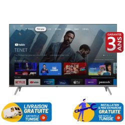 TELEEVISEUR TELEFUNKEN E3F 32" HD GOOGLE TV + RECEPTEUR INTEGRE - Google