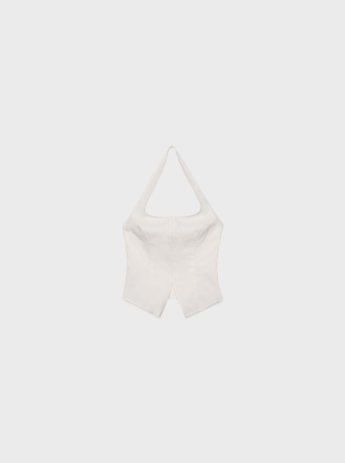 Top Halter en Bengaline - Indigo Outlet
