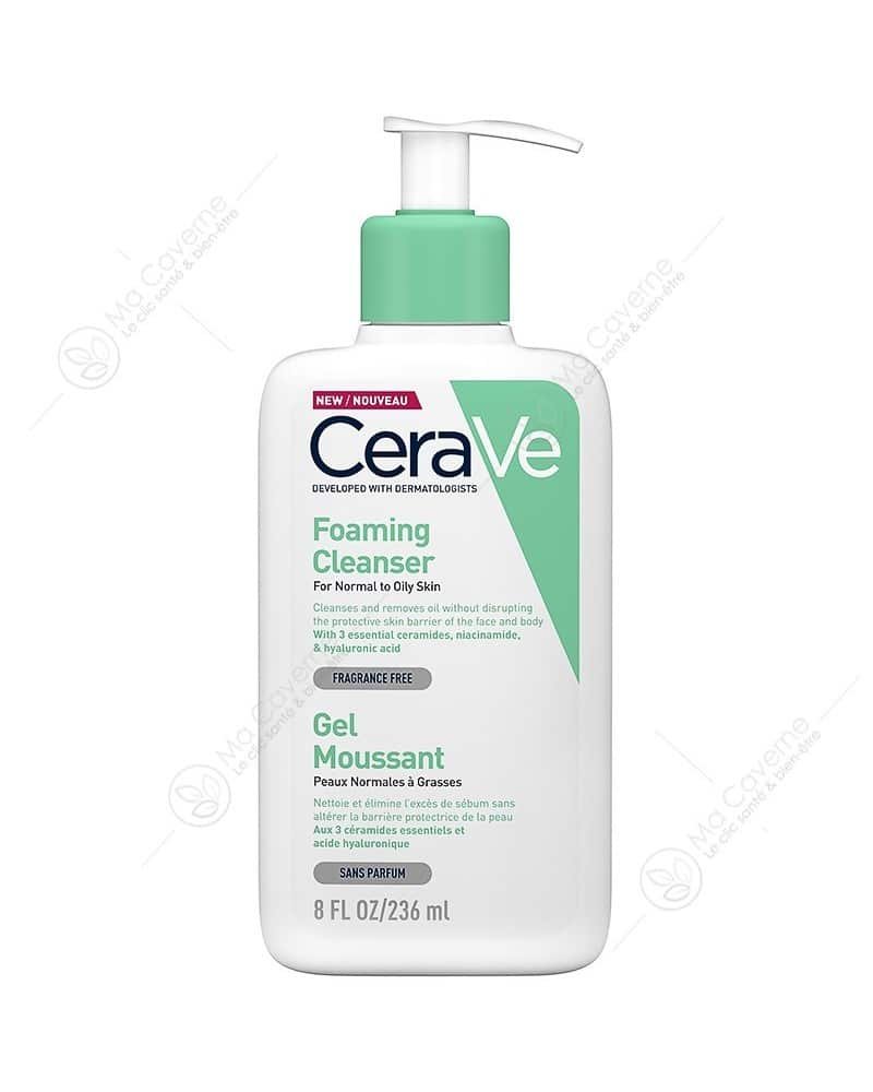 Cerave - gel moussant peaux normales a grasses - 236ml - CeraVe