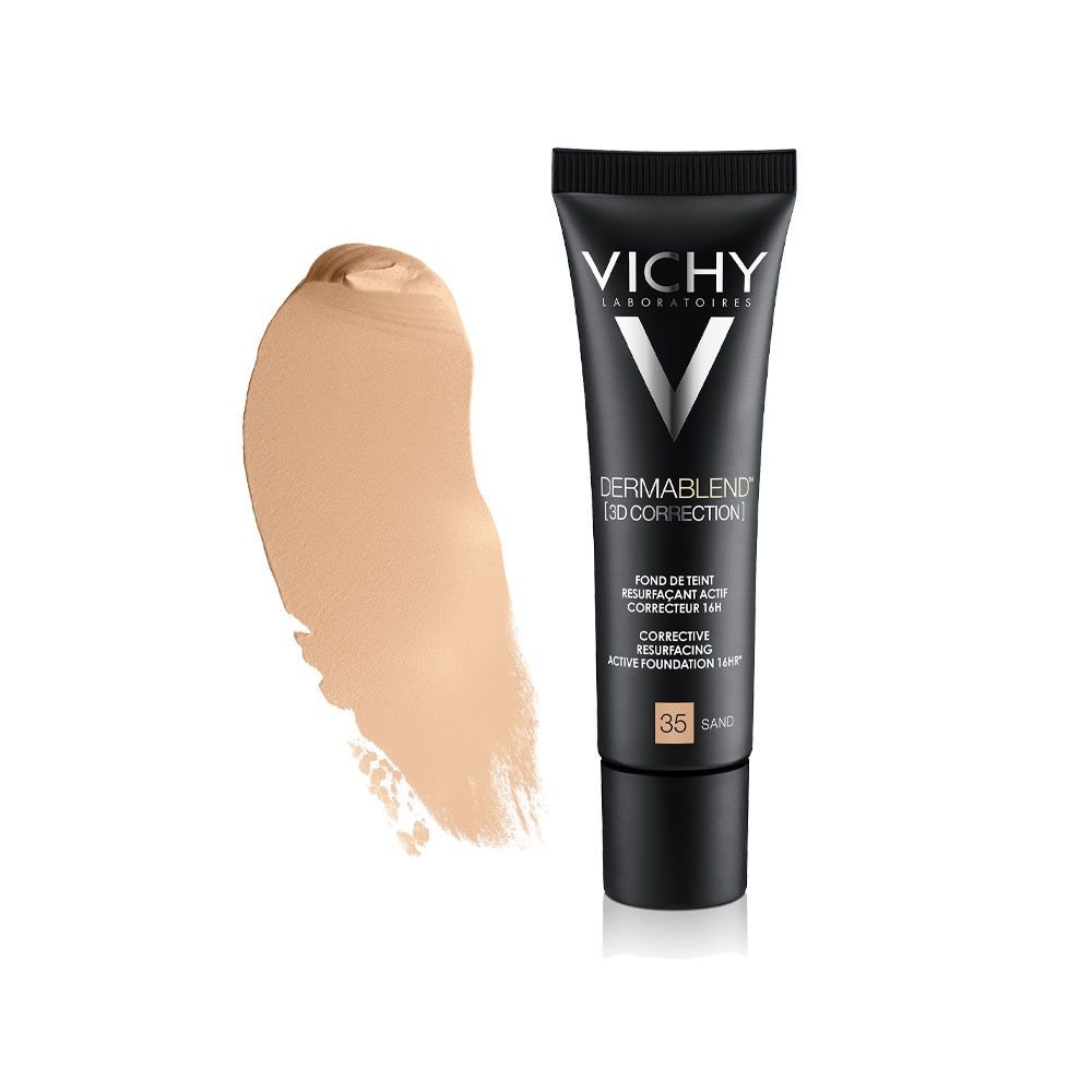 Vichy Dermablend 3D Correction fond de teint peaux acnéique SAND 35 30ml - Vichy