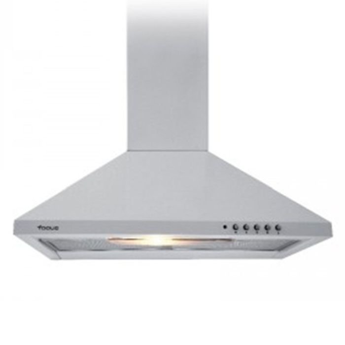Hotte Pyramidale FOCUS F605W 60 cm – Blanc - Focus