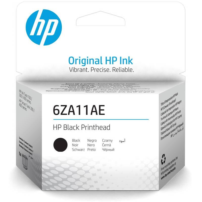 Tête d'impression d'origine HP 6ZA11AE - Noir - HP