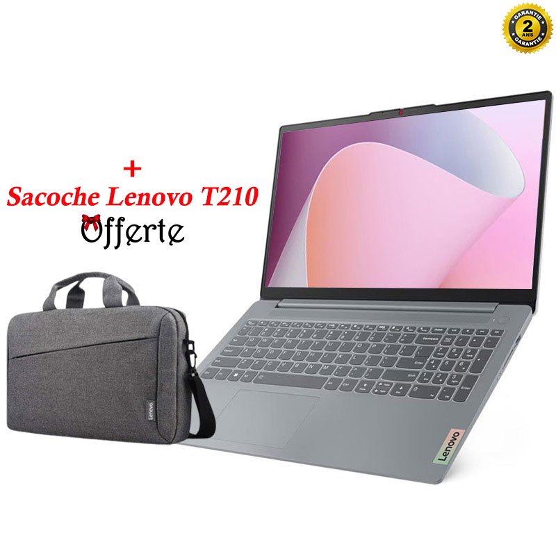 Pc Portable Lenovo IdeaPad Slim 3 15AMN8 AMD Ryzen 5 16Go 512Go SSD Windows 11 Pro - Lenovo