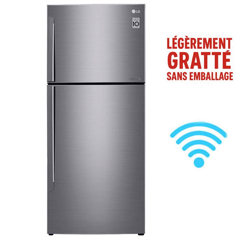 Réfrigérateur LG GL-C432HLCM 410 Litres Smart - Platinum Silver - LG