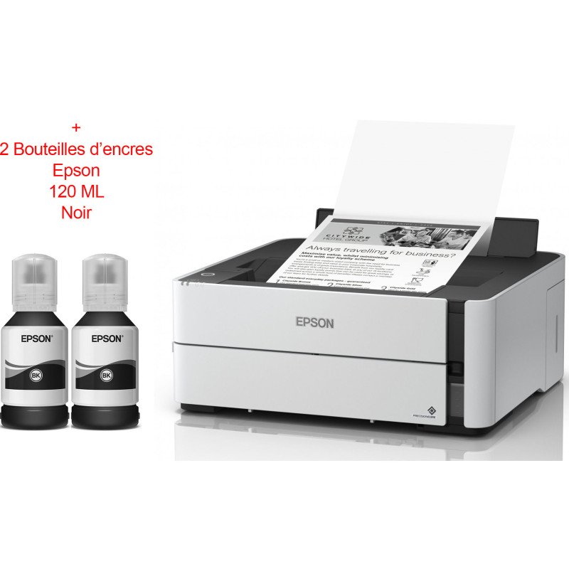 Imprimante Jet D’encre Epson Ecotank ET-M1170 Monochrome Wifi – C11CH44403 - Epson
