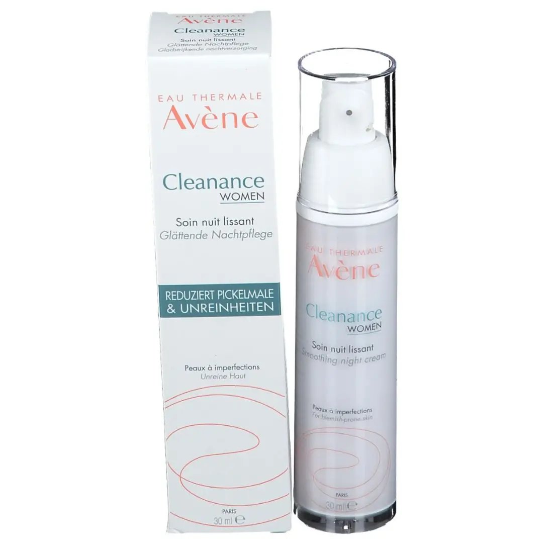 Avene Cleanance Women Soin Nuit Lissant 30 Ml - Avène