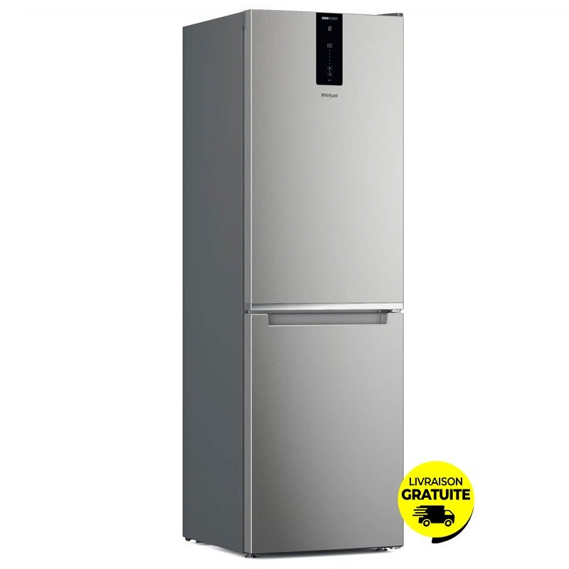 Réfrigérateur Combiné WHIRLPOOL W7X81OOX0 360 Litres NoFrost - Inox - Whirlpool