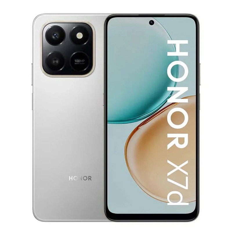 Smartphone Honor X7d 4G 8GB 256GB Silver - Honor