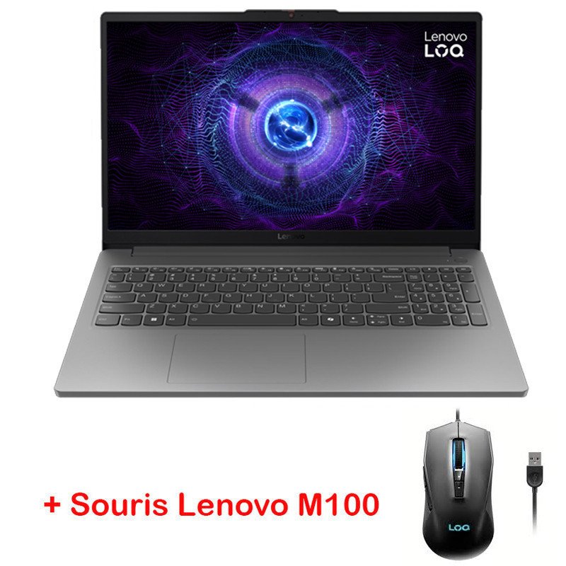 PC Portable Gamer LENOVO LOQ 15IAX9E i5 12è Gen 16GB RTX 2050 - Lenovo