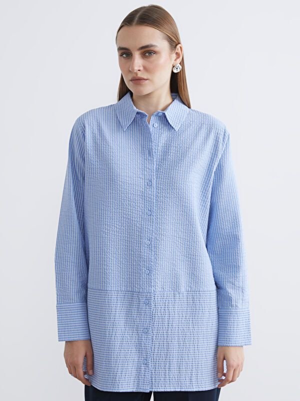 Tunique manches longues en tissu pour Femme - LC Waikiki