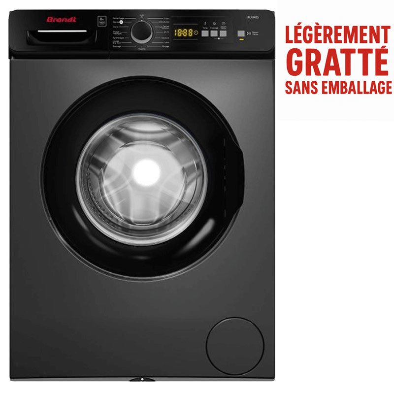 Lave Linge Frontale Brandt BLF842S 8Kg - Silver - Brandt