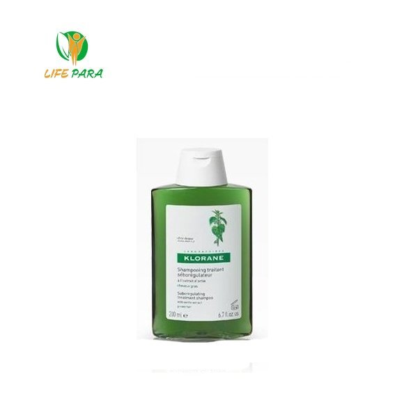 KLORANE Shampooing Traitant Séborégulateur à l’Ortie , 200ml - Klorane