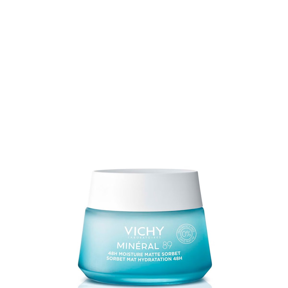 Vichy Minéral 89 Sorbet Mat Hydratation Peau Mixte à Grasse 48h 50ml - Vichy