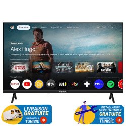 TV VEGA 50" QLED UHD 4K SMART GOOGLE TV / avec Récepteur intégré - Google