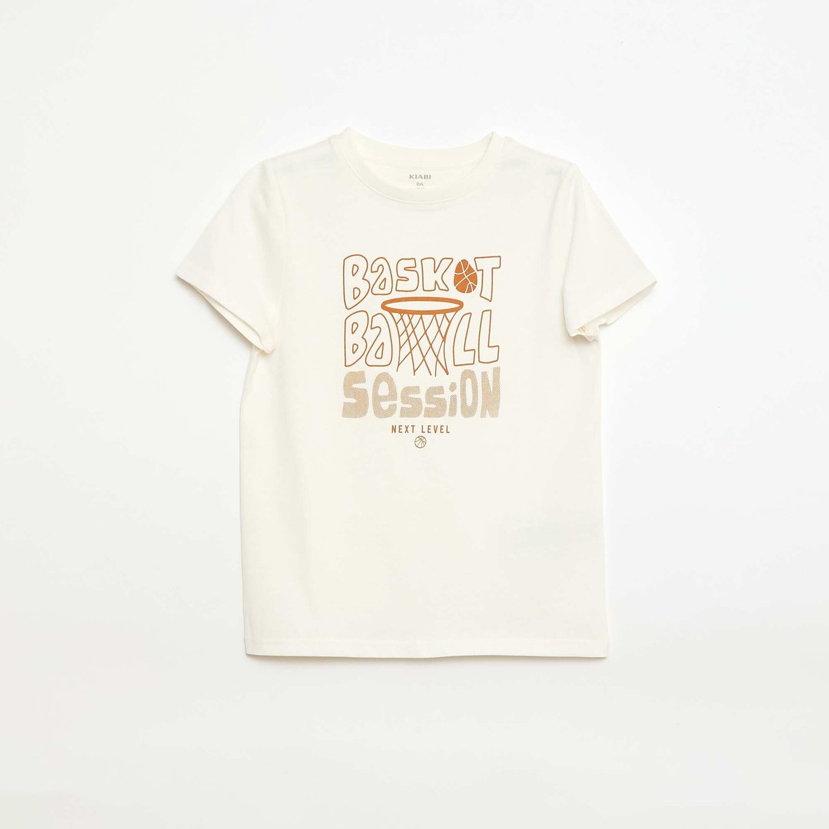 T-shirt imprimé à message BLANC - Kiabi-Tunisie