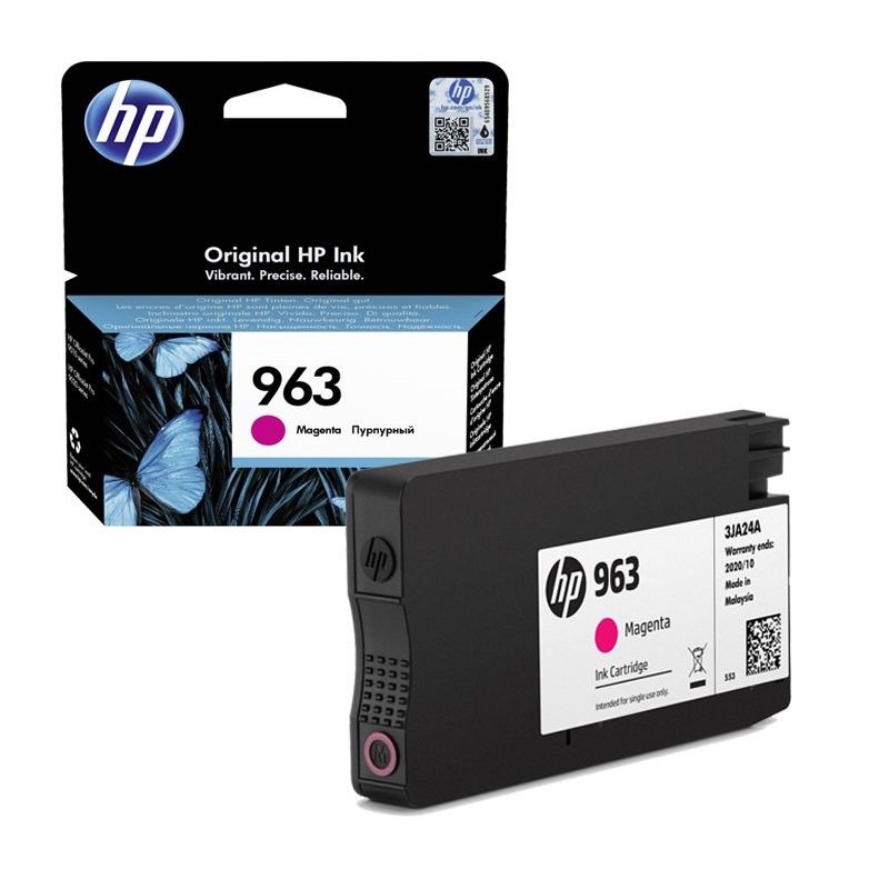 Hp 963 Cartouche D&rsquo;encre Magenta Authentique–3JA24AE - HP