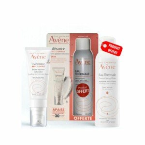 AVENE COFFRET TOLERANCE CONTROL BAUME APAISANT RESTAURATEUR 40ML+EAU THERMALE 150ML (OFFERT) - Avène