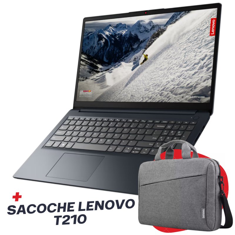 Pc Portable Lenovo IdeaPad 1 15ALC7 AMD Ryzen 7 8GB 512GB SSD Gris – 82R400RXFG - Lenovo