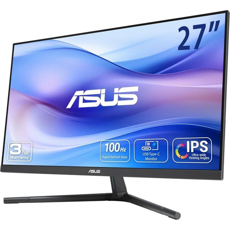 Ecran ASUS Gaming VU279CFE 27′′ Full HD 100 Hz Usb-c -Noir -90LM09IK-B01K70 - ASUS