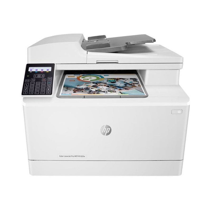 Imprimante Multifonctions Hp Color Laserjet Pro Mfp M183fw Couleur – Blanc – 7KW56A - HP