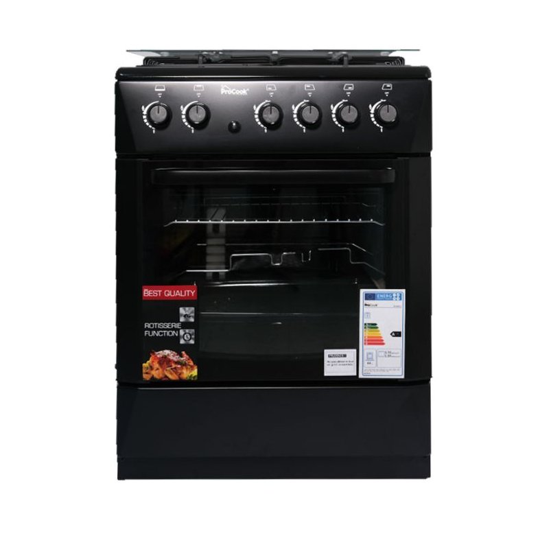 Cuisinière PROCOOK 60 cm - Noir (TG6640NR)