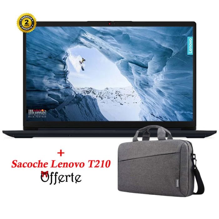 Pc Portable Lenovo Ideapad 1 15iau7 I7 12èGén 8go 512go Ssd- Bleu- 82QD00FYFG - Lenovo