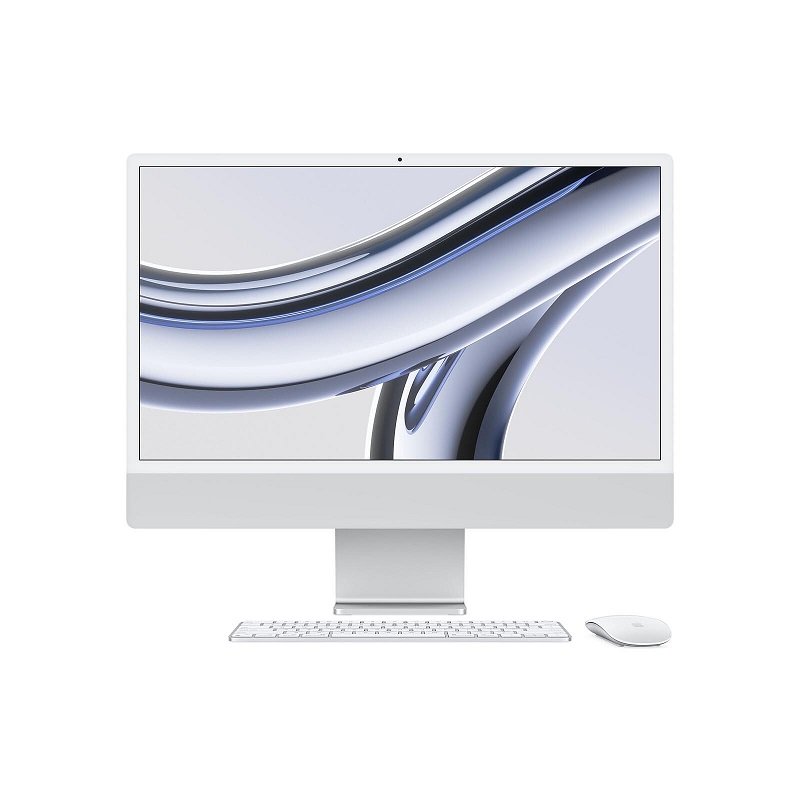 Apple iMac M3 (2023) 24&Prime; 8GB 256GB – Silver -MQR93FN/A - Apple