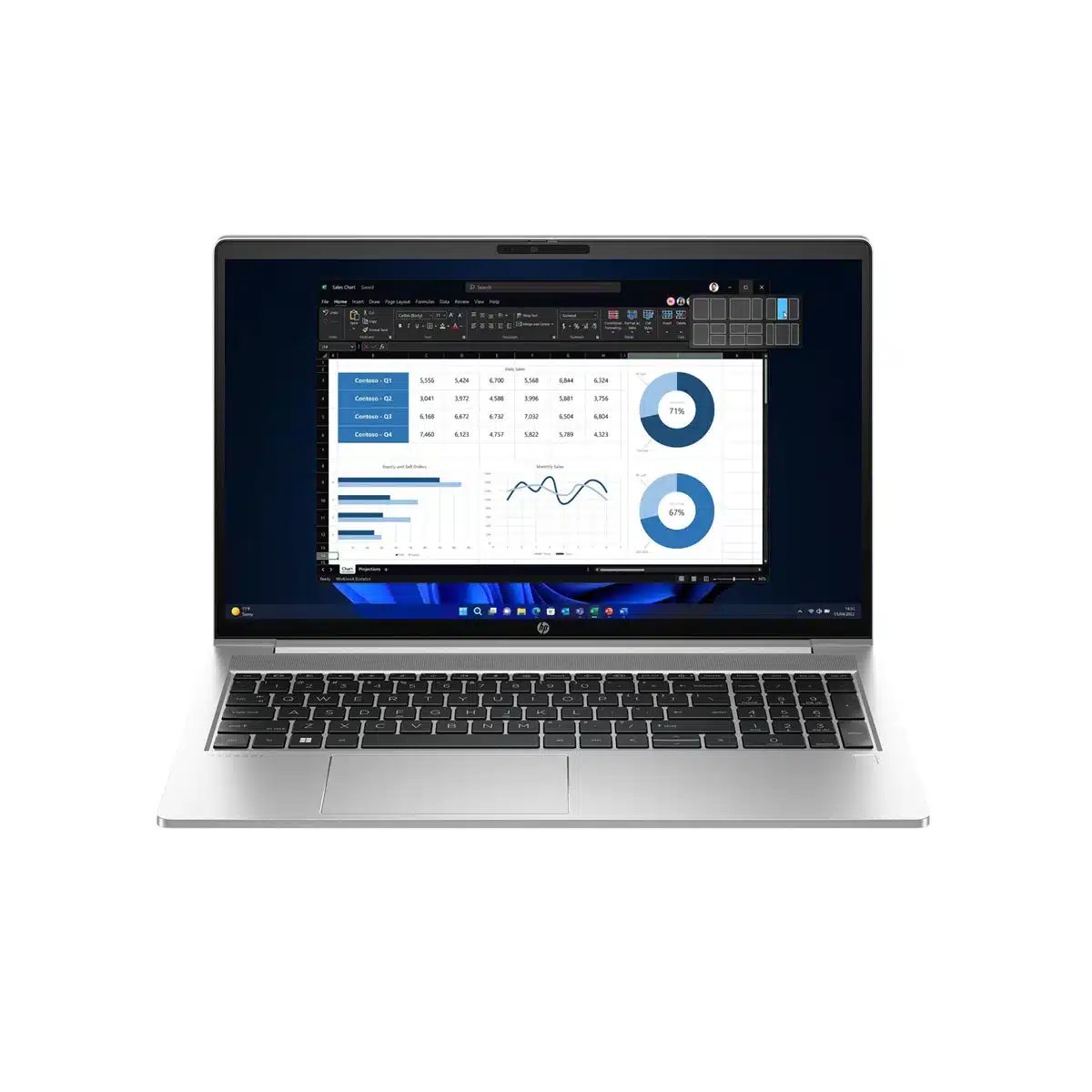 PC Portable HP ProBook 450 G10 i7-1335U 8GB DDR4 512GB SSD 15.6′′ FHD (9G2M5ET) - HP