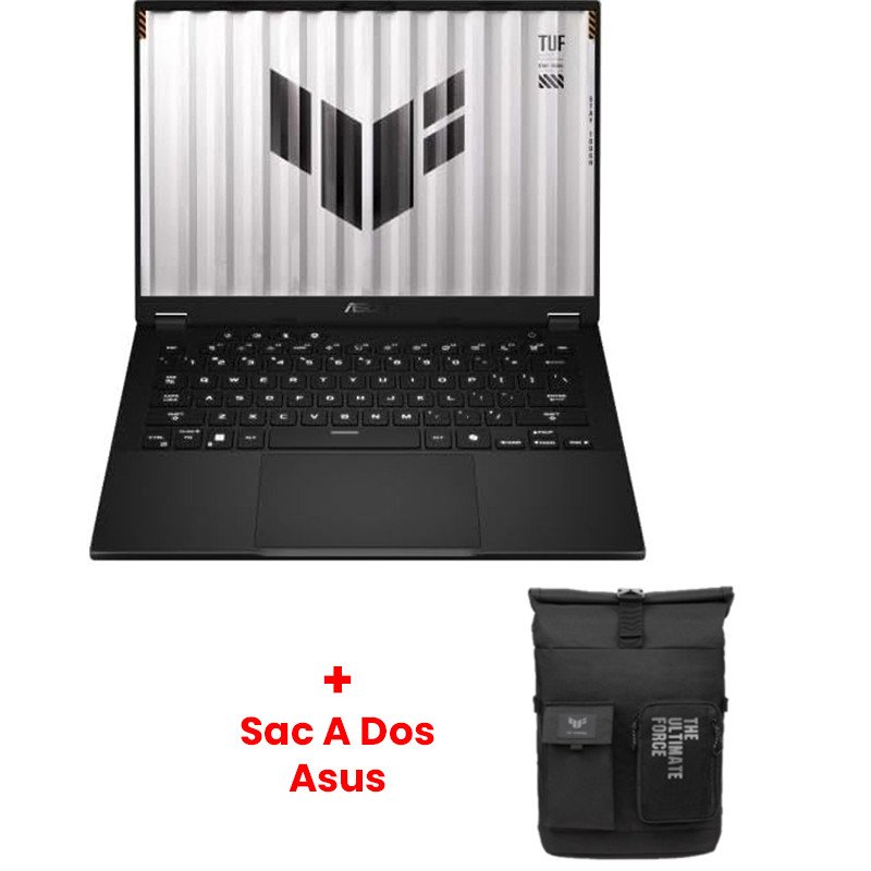 Pc Portable Gamer Asus Tuf Gaming A14 FA401KM Ryzen AI 7 32GB 1TB SSD RTX 5060 Windows 11 - ASUS