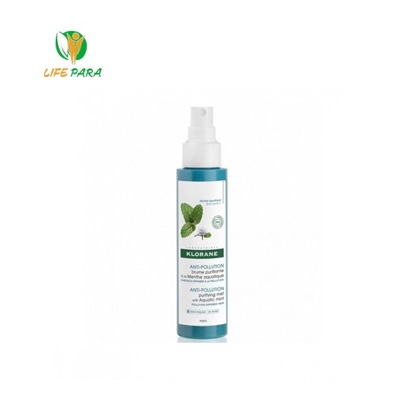 Klorane Anti Pollution Brume Purifiante A La Menthe Aquatique 100ml - Klorane