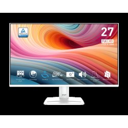 Écran MSI PRO MP275W E2 27" Full HD IPS / 120 Hz / Avec Haut-parleurs / Blanc - MSI