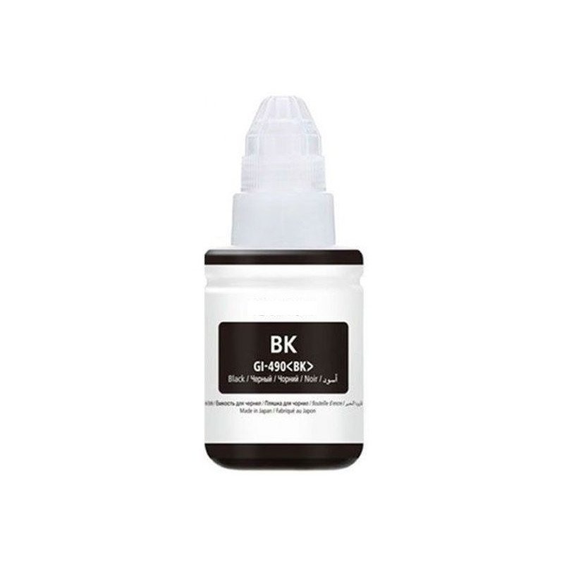 Bouteille D&rsquo;encre Adaptable Canon Gi 490 Bk 135 ml- Noir – GI-490-NA - Canon