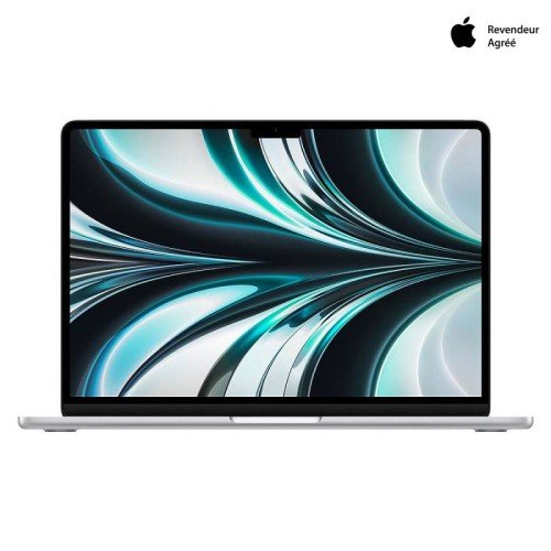 Apple MacBook Air 13.6" - M2 (2022) - 8Go/256 GB Argent (MLXY3FN/A) - Apple