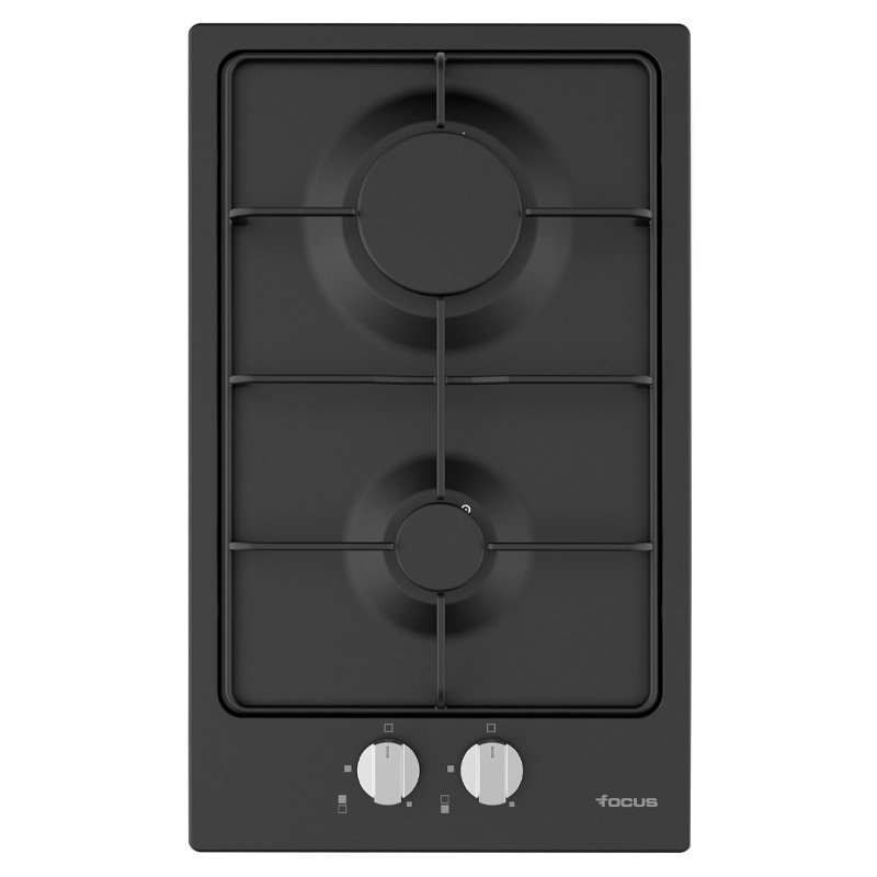 Focus Plaque De Cuisson Encastrable F.813B 2 Feux 30Cm Noir - Focus