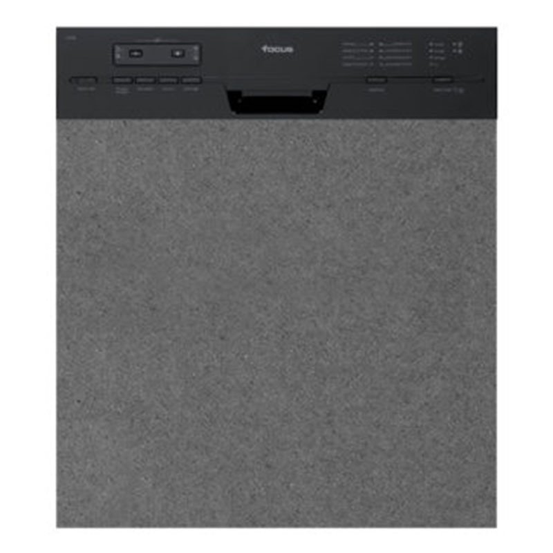 Lave Vaisselle FOCUS Semi Encastrable 12 Couverts - Noir (F.500B) - Focus