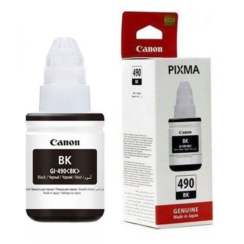 Bouteille d'encre Original Canon GI 490 BK - Noir (GI-490-N) - Canon