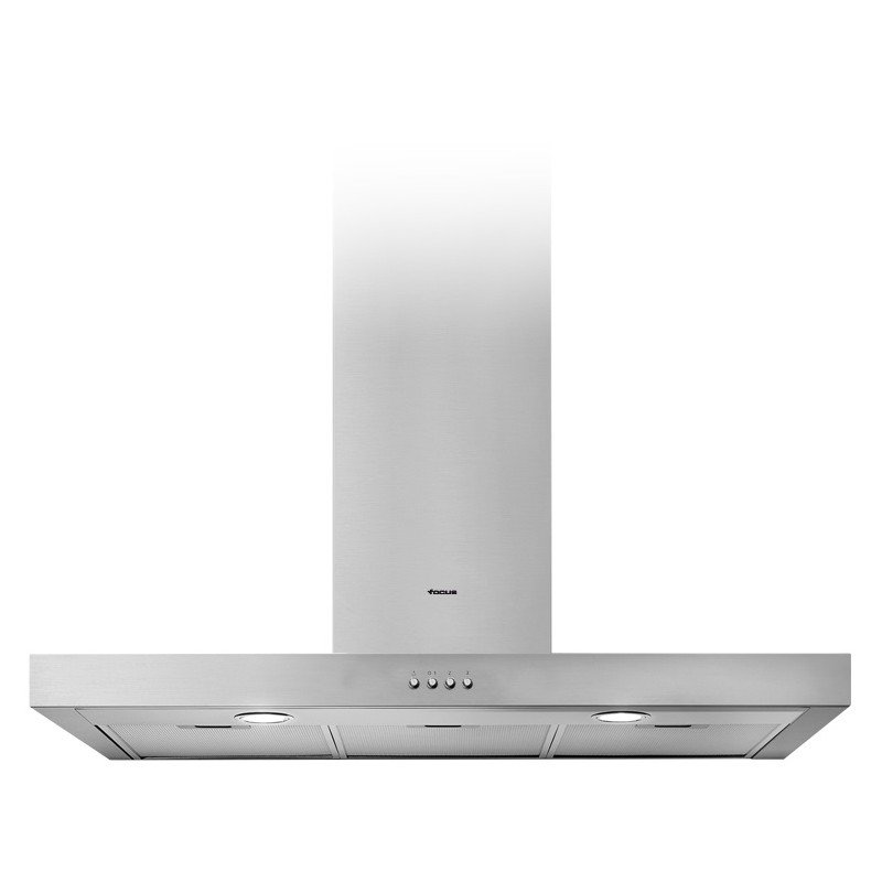 Hotte Aspirante Cheminée Focus F.918X 90 cm Inox - Focus