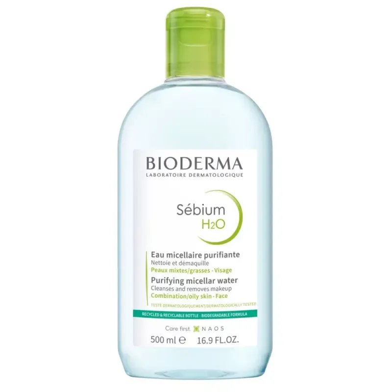 BIODERMA SEBIUM H2O EAU MICELLAIRE 500ML - Bioderma