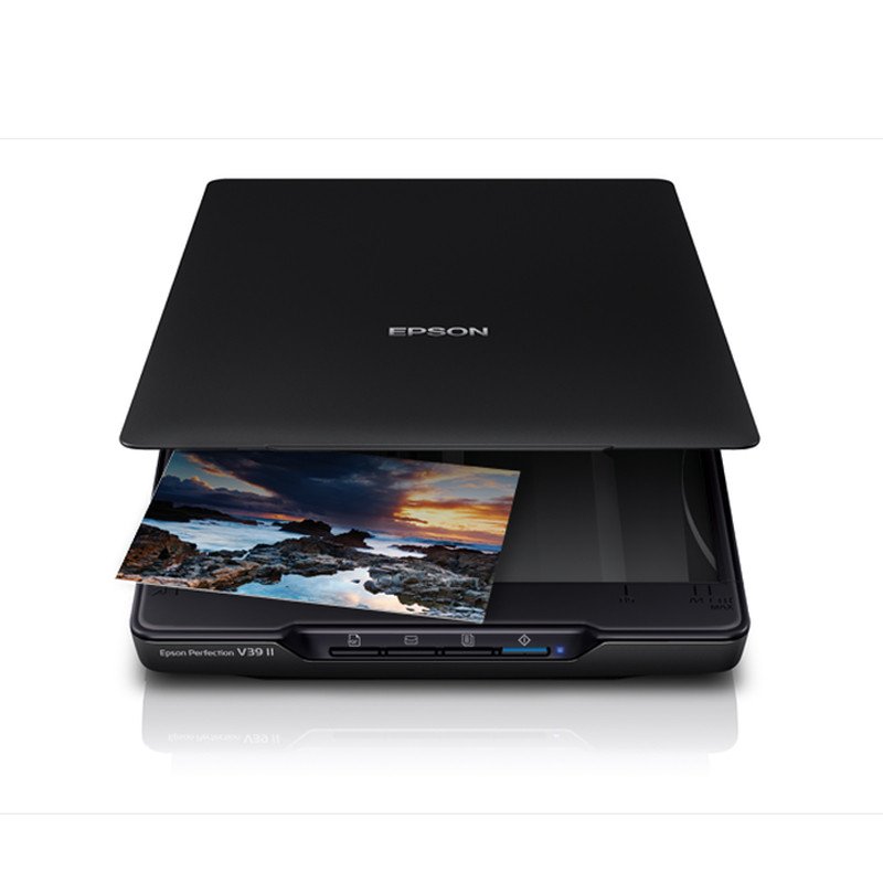 Scanner De Photos Et De Documents Epson Perfection V39ii A4 – Noir – B11b268401 - Epson