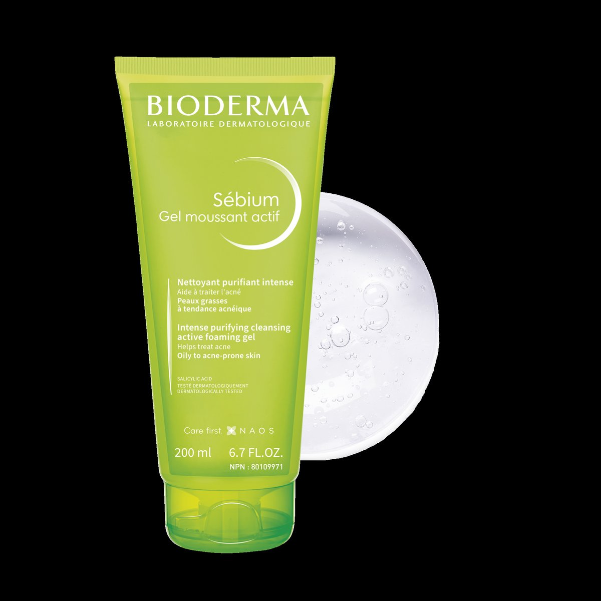 Bioderma Sébium Gel Moussant Actif 200ml - Bioderma