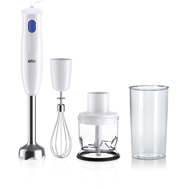 Mixeur Plongeant 3EN1 BRAUN MQ10202M 450W - Blanc - Braun