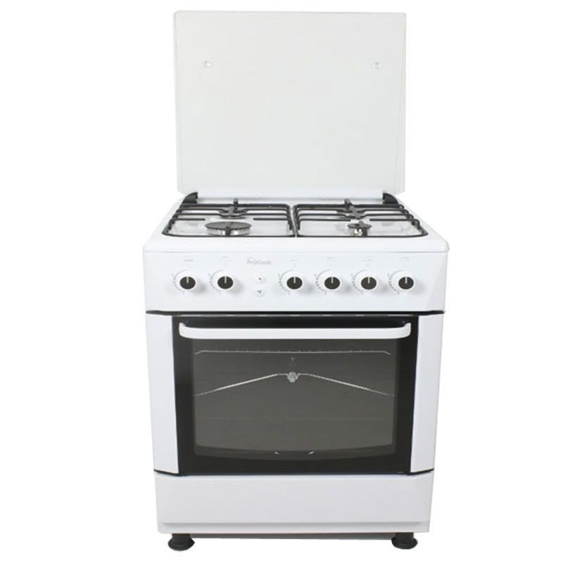 Cuisinière a Gaz PROCOOK 60 cm - BLANC (TG6640BL)