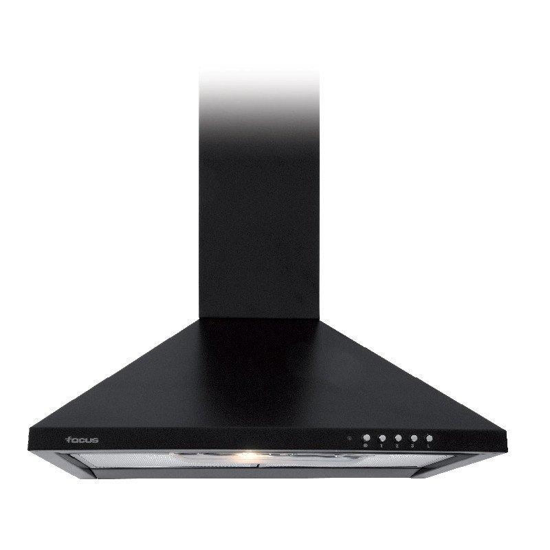 Hotte Pyramidale Focus F.605B 60 cm Noir - Focus