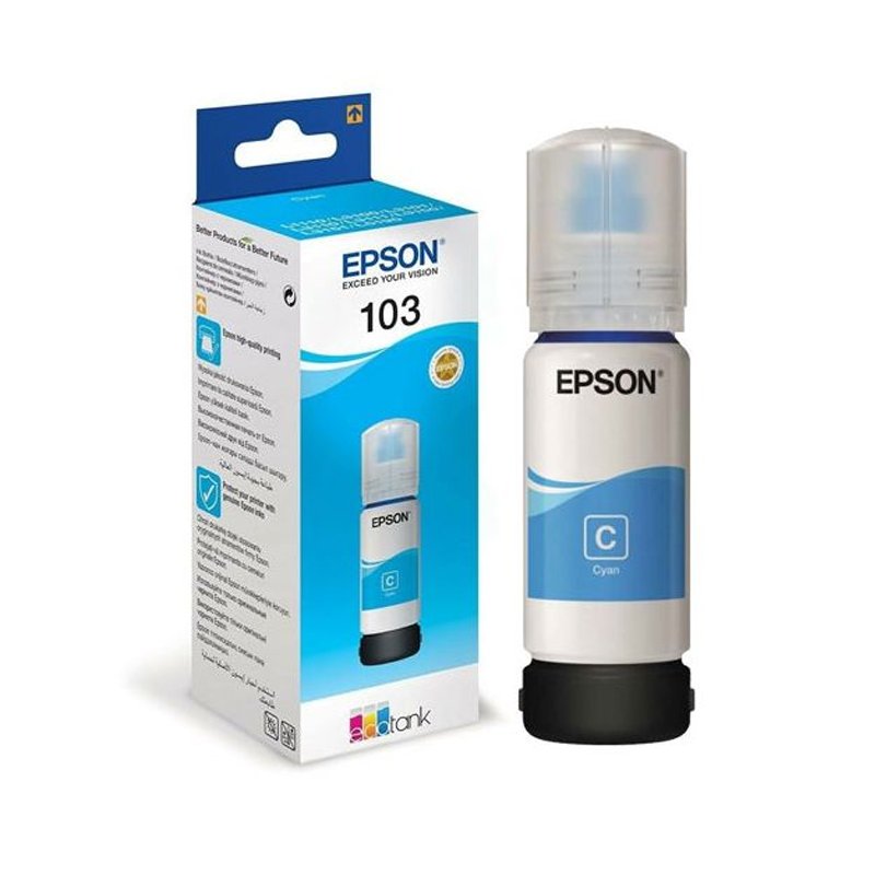 Bouteille D'encre Original EPSON ECOTANK 103 - Cyan - Epson